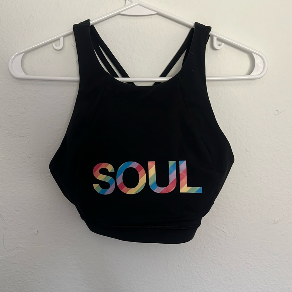 SoulCycle Lululemon PRIDE sports bra